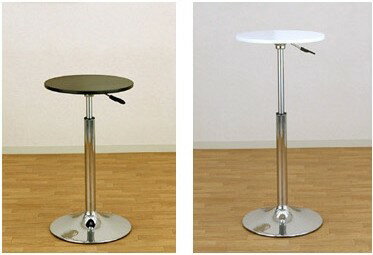 【楽天ランキング受賞】テーブル カウンターテーブル バーテーブル40cm幅スタイリッシュで高さ自在!バーテーブル40cm幅 HT-13BK シンプルアジアンセンターテーブルリビングダイニングセットバーテーブルスツールチェアーPVC合皮バー