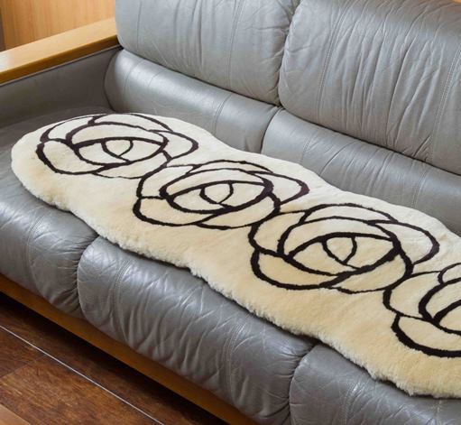 【ランキング受賞】 クッション 座布団 座布団 ムートンクッション ロングサイズ 1枚ふわふわホカホカ贅沢なぬくもり♪KC455L13 毛皮 羊毛 革 ムートン...