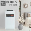 【ランキング1位】収納家具 キャビネット コンソール 配線収納付きリビングキャビネット ロビンキャビネット 幅40cm裏ワザありの配線収納付き!全て美しく収納し...