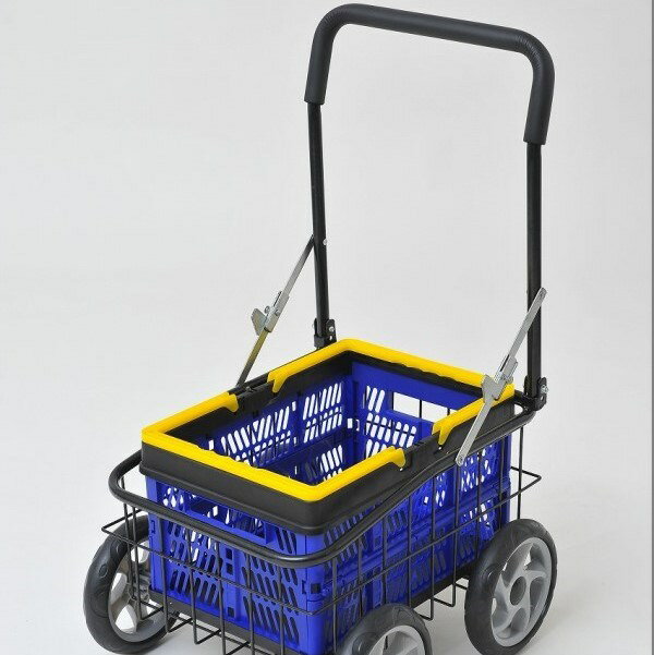 【楽天ランキング1位受賞】＼300円引きクーポン進呈／ DIY・工具 物流・運搬器具 台車 カゴ付便利カート 完成品農作業ゴミだし買い物大活躍のカゴ付カート！0338 カート カゴ付 荷車 リヤカー ガーデニング 農作業 一輪車 ガーデン DIY 工具 台車のサムネイル