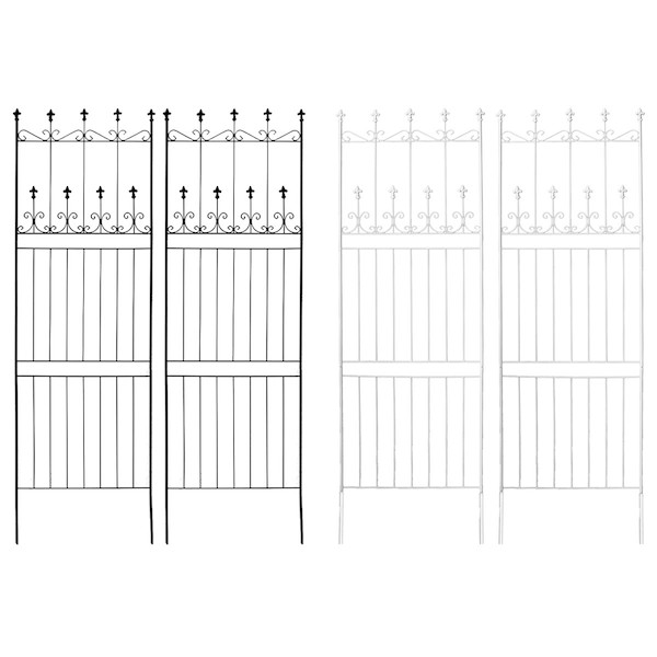 【ランキング1位受賞】エクステリア ガーデンファニチャー フェンス オールドシャトーフェンス220 ハイタイプ 2枚組OC00H-2P フェンス アイアン ガー...