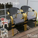 \300円引きクーポン配布/チェア2脚セット「プレジール」 エクステリア・ガーデンファニチャー ガーデンファニチャー チェア 完成品PLS-CH-2P 簡単組立...