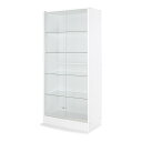 \300円引きクーポン配布/ 【ランキング1位獲得】 コレクションラックワイド 引き戸ハイタイプ 奥行39cm本体 収納家具 キャビネット・コンソールCR-TH...