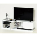\300円引きクーポン配布/【ランキング獲得】 鏡面TVボード 120cm幅 収納家具 テレビ台・ローボード75309 シンプル モノトーン 美しい 鏡面仕上げ...