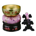 【ランキング受賞】 仏壇・仏具・神具 仏具 りん 桜蒔絵おりん5点セット 仏具a25618 おりん りん 仏壇 仏具 チン 華やか 高級感 桜 かわいい