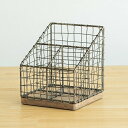 \スーパーセール値下げ/ienowa アンティークリモコンホルダー 生活雑貨 収納用品 かご・バスケット201200672 ワイヤー おしゃれ シンプル 卓上 ...