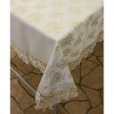 \スーパーセール値下げ/レース ジャガード織り テーブルクロス 150cm×230cm 配膳用品・キッチンファブリック テーブルクロス388-11 レース 刺繍...