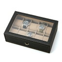\300円引きクーポン配布/ウォッチケース Stackable 10本用Elementum 腕時計用アクセサリー 腕時計収納ケース240-443 メンズ 男性 ...