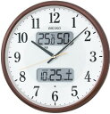 置き時計・掛け時計 掛け時計 SEIKO 温湿度計付き電波掛け時計FL-2546 a27918 時計 掛け時計 電波時計 温湿度計付 シンプル