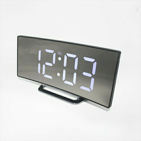 置き時計・掛け時計 置き時計 デジタル置き時計 ミラークロック20210322-1 置き時計 デジタル ミラークロック 鏡 アンティーク デジタル時計
