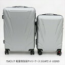 旅行用品 その他 TSAロック 軽量樹脂製キャリーケース S&Mセット USD054562350988521 11267091 旅行 夏休み 海外旅行 出張 家...