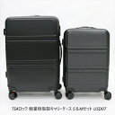 旅行用品 その他 TSAロック 軽量樹脂製キャリーケース S＆Mセット USD074562350988545 11267107 旅行 夏休み 海外旅行 出張 家族旅行 セット 2個セット SET ゴロゴロ