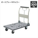 DIY・工具 物流・運搬器具 台車 オートブレーキキャリー 耐荷重300kgタイプM5-MGKBO00044 ハンドブレーキ搭載 縦横 持ち運び 可能 プロ仕様 キャリー