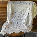 \スーパーセール値下げ/フローラルリボン テーブルクロス 90×90cm 配膳用品・キッチンファブリック テーブルクロスwk0624-n1 刺繍 レース エレガ...