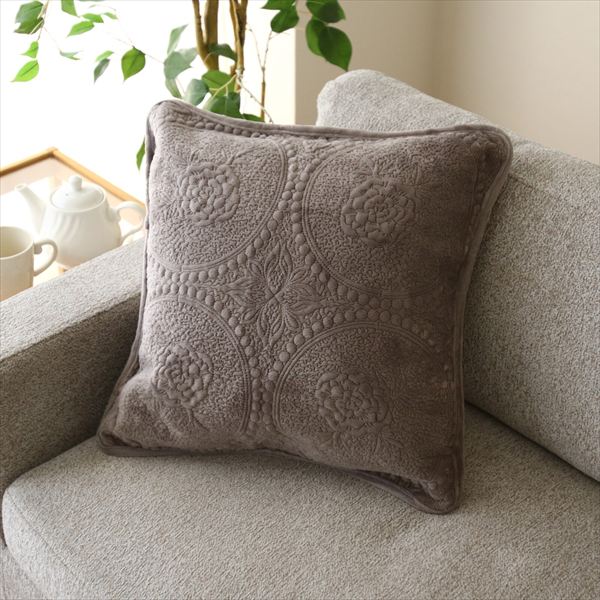 クッション・座布団 座布団カバー 座布団カバー「プードラ」 フランネル リバーシブル 55×59cm33544070020 33544070010 33544070060 秋 冬 シンプル プードラ フランネル シリーズ 高級感 シック ナチュラル 大人 ブラウン