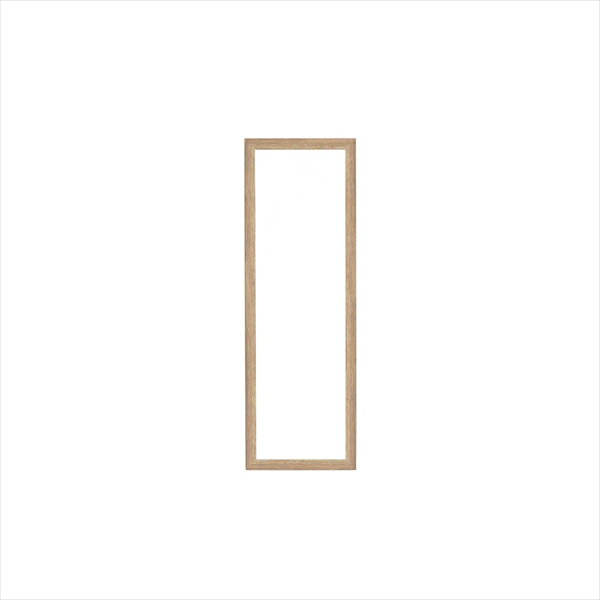 ＼本日300円クーポン配布/ウォールミラーdeco 60cm 鏡 壁掛けNK-221 完成品 ウォールミラー deco 木目調 フレーム スモーキーカラー スリム 玄関 洗面所 縦横設置可能 飛散防止効果 [3]