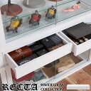 \300円引きクーポン配布/ recta レクター コレクションボード 引出し 収納家具 キャビネット・コンソールkt26-019wh 完成品 ジオラマにワイド...