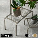 ガーデニング・農業 フラワースタンド・園芸ラック アイアンプランタースタンド「TWILL」(ツイル) 中サイズ 幅50cmtw005 幅50 高さ25 フラワースタンド 網 脚付き ガーデンラック 鉢置き 園芸ラック 花台 花置き棚 ガーデニング 屋外 室内 玄関 庭 ベランダ