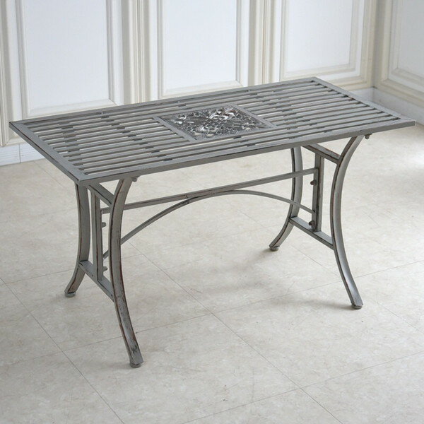 \本日300円クーポン配布/ アイアンテーブル エクステリア ガーデンファニチャー ガーデンファニチャー テーブルyts-4248 完成品 エレガント ヨーロピ...