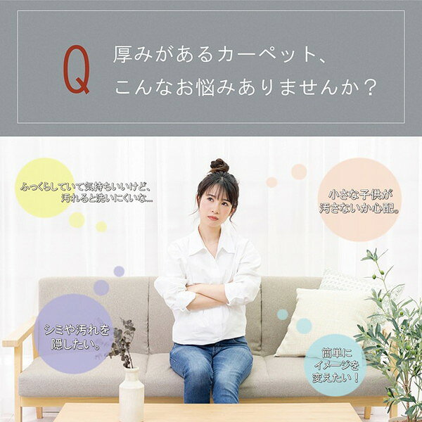 ＼本日SS特価!最大80%OFF/ふっくら敷カバー 撥水モデルノ 193×243cm カーペット マット 畳 カーペット ラグ6035539 6035639 ラグカバー カバー 撥水 カーペットカバー 敷カバー ボックスタイプ 丸洗い 洗える 模様替え 汚れ防止 [2]