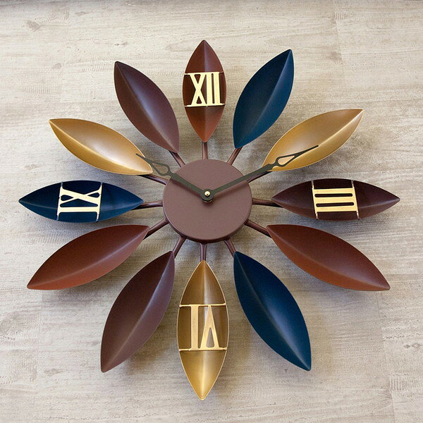 置き時計 掛け時計 掛け時計 Decorative Wall Clock デコラティブ ウォールクロック LeafTY22YZ ウォールクロック 時計 リーフ 壁掛け時計 アンティーク 壁掛け 欧風 アナログ クラシック お洒落 [2]