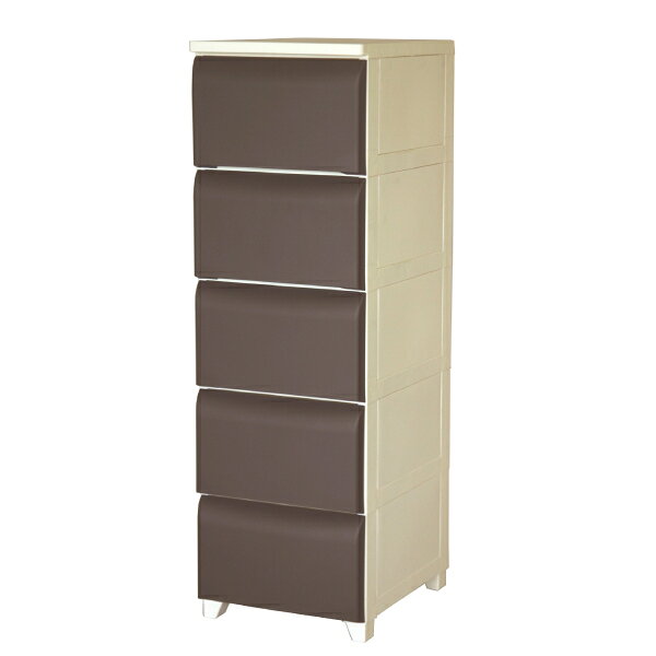 Rakuten - ＼本日P6倍!300円クーポン／ nodus(ノーデュス) 5段 収納家具 タンス チェストS-521(5) クローゼットチェスト 衣類収納 クローゼット収納 押入れ収納 リビング収納 箪笥 たんす チェスト 壁付チェスト ほこりブロック