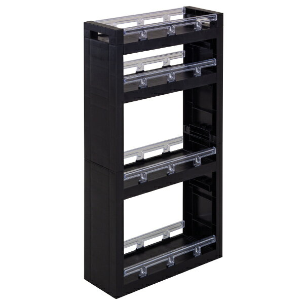 ＼本日P6倍!300円クーポン／ 収納ラック MOUNO 4段 収納家具 キッチン収納 キッチン隙間収納S-857 隙間収納 収納ラック 収納ワゴン キッチン キッチン収納 調味料ラック ソファー横収納 リビング収納 サイドテーブル リモコン収納 komikomi-10066735 家具 生活雑貨の くつろぎライフ サンプル画像2