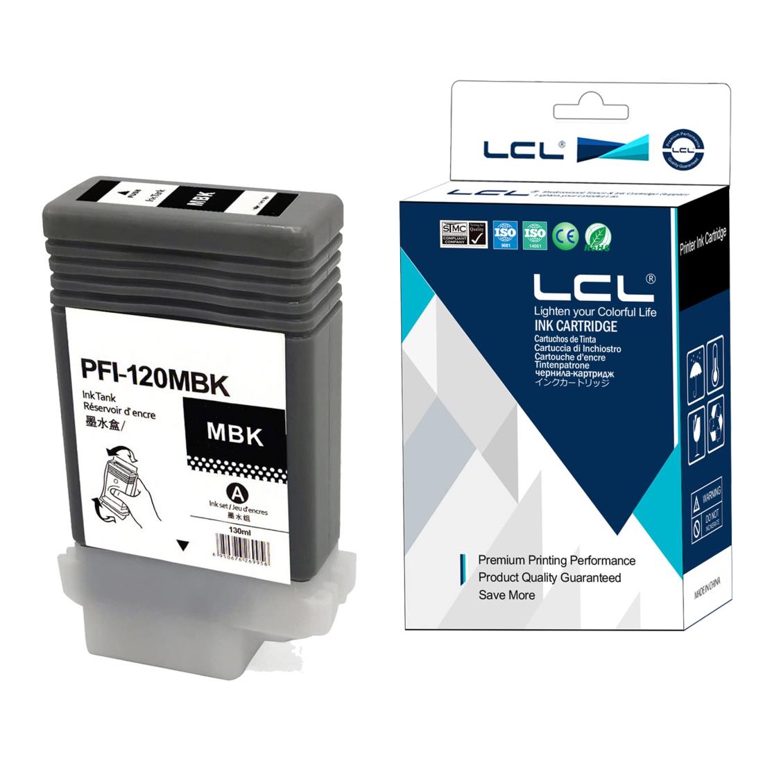 LCL CANON Υ PFI120 PFI-120 PFI120MBK PFI-120MBK 130ML   (1ѥå ޥåȥ֥å) ߴ󥯥ȥå бTM-200/TM-205/TM-200MFP/TM-300/TM-305/TM-300MFP