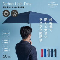 折りたたみ傘 メンズ レディース 小宮商店 DailyUseUmbrella 海外製 ブランド 専門店 雨傘「超軽量カーボン傘 ラクラク開閉」 大きい 軽い 60cm 丈夫 コンパクト ギフト