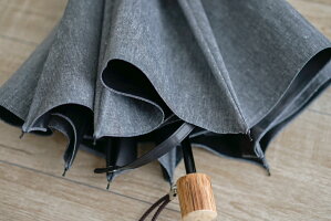 傘 日傘 8本骨 メンズ 男性用日傘 折りたたみ傘 晴雨兼用傘 おすすめ おしゃれ 晴雨兼用傘 ブランド 小宮商店 シャンブレーシェード 55cm 8本骨 一級遮光 Uvカット 紫外線99 99 カット 綿 コットン 黒コーティング デニム風 シンプル リネン ブランド 傘専門店 小宮