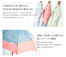 晴雨兼用傘日傘「墨流し染」薗部染工薗部正典伝統工芸士