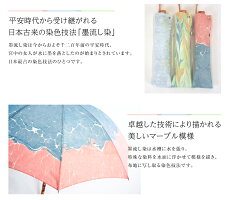晴雨兼用傘日傘「墨流し染」薗部染工薗部正典伝統工芸士