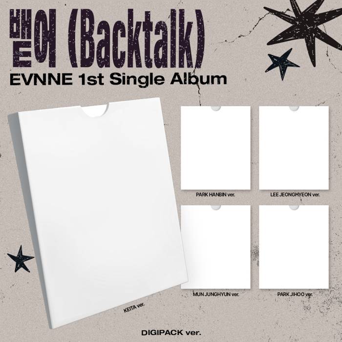Rakuten - EVNNE - 1st Single Album [ Backtalk ] (DIGIPACK ver.) / さえ / イブン