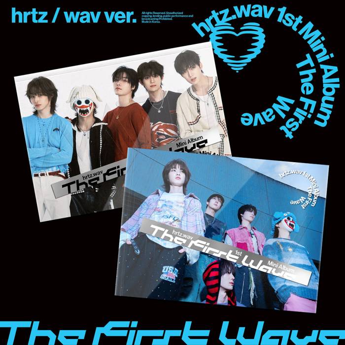 【予約】【アルバム2種】 hrtz.wav - 1st Mini Album [ The First Wave ] (hrtz ver. / wav ver. ) / ハーツウェーブ