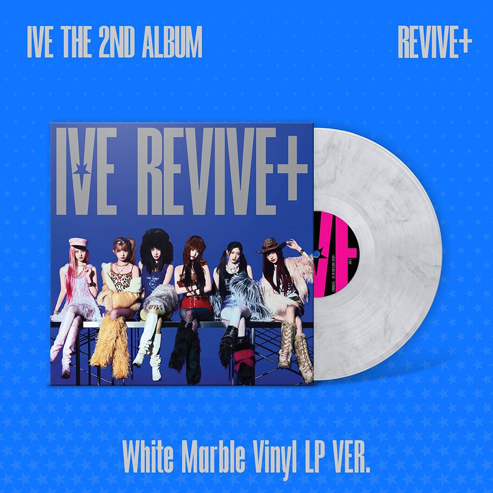 Rakuten - 【予約】IVE - THE 2ND ALBUM [ REVIVE+ ] (White Marble Vinyl LP VER.)【限定盤】