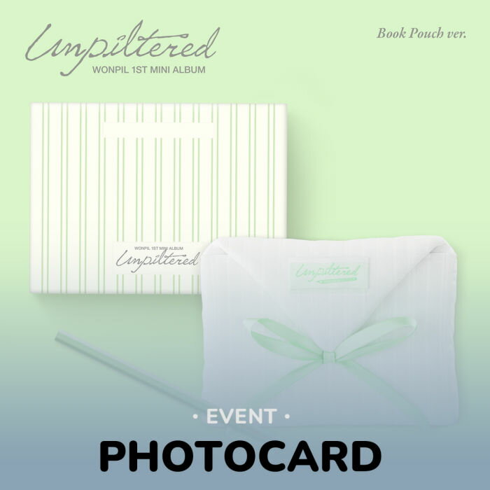 Rakuten - 【イベント】WONPIL - 1ST MINI ALBUM [ Unpiltered ] (Book Pouch Ver.) + フォトカード / 原筆 / DAY6 / デイシックス