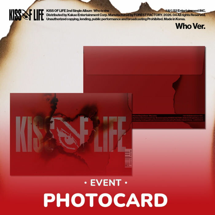 Rakuten - 【WITHMUU イベント】KISS OF LIFE - 2nd Single Album [ Who is she ] (Who Ver.) + 未公開フォトカード / キスオブライフ