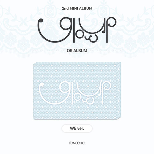 RESCENE - 2nd MINI ALBUM [ Glow Up ] (WE VER. / QR VER.)