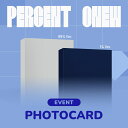 【イベント】【セット/アルバム2種】 ONEW (of SHINee ) - PERCENT (Photobook Ver.) + WITHMUU PHOTOCARD / シャイニー / オンユ