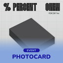 【イベント】 ONEW (of SHINee ) - PERCENT (PERCENT Ver.) + WITHMUU PHOTOCARD / シャイニー / オンユ