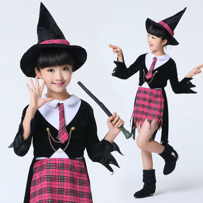 ハロウィン コスプレ衣装 キッズ ワンピース 帽子2点セット 魔女 変装 子供 女の子 魔法 コスチューム ハロウィン 新作 超カワイイ ベビー