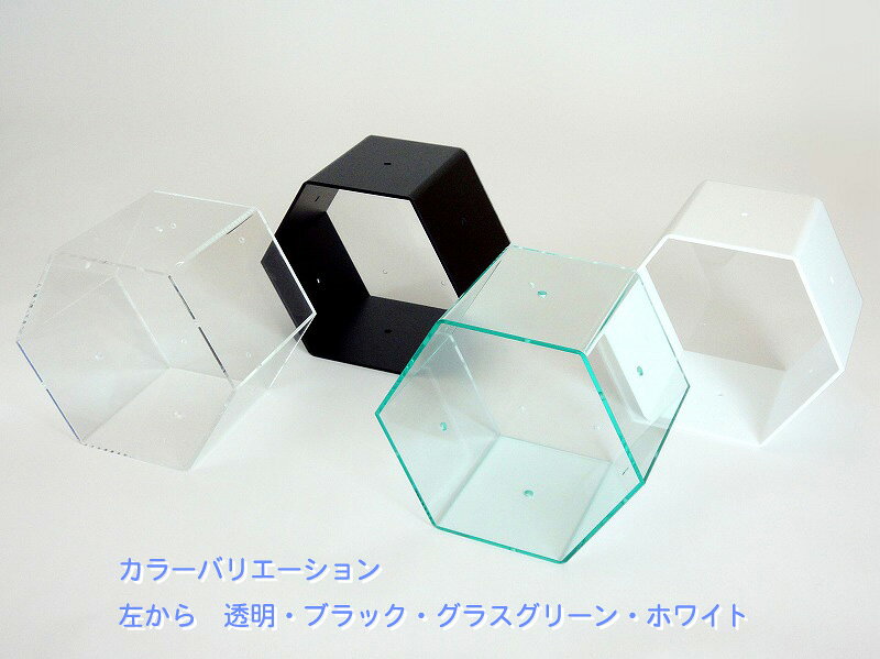 壁付けハチの巣シェルフ(六角形の飾り棚)の紹介画像2