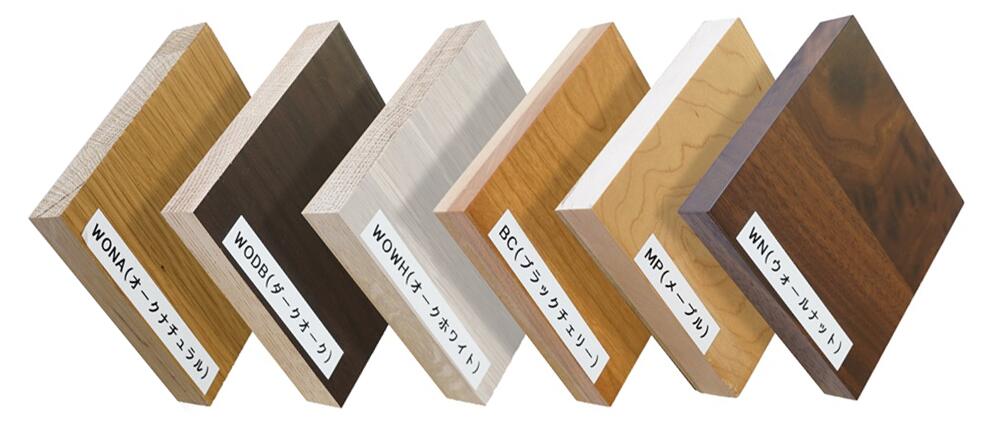 カラーサンプル 色見本 大川家具 テレビ台 テレビボード サンプル 木の色 色 見本 家具 カラー見本 ウォールナット ホワイトオーク メープル チェリー オークホワイト オークダーク お試し