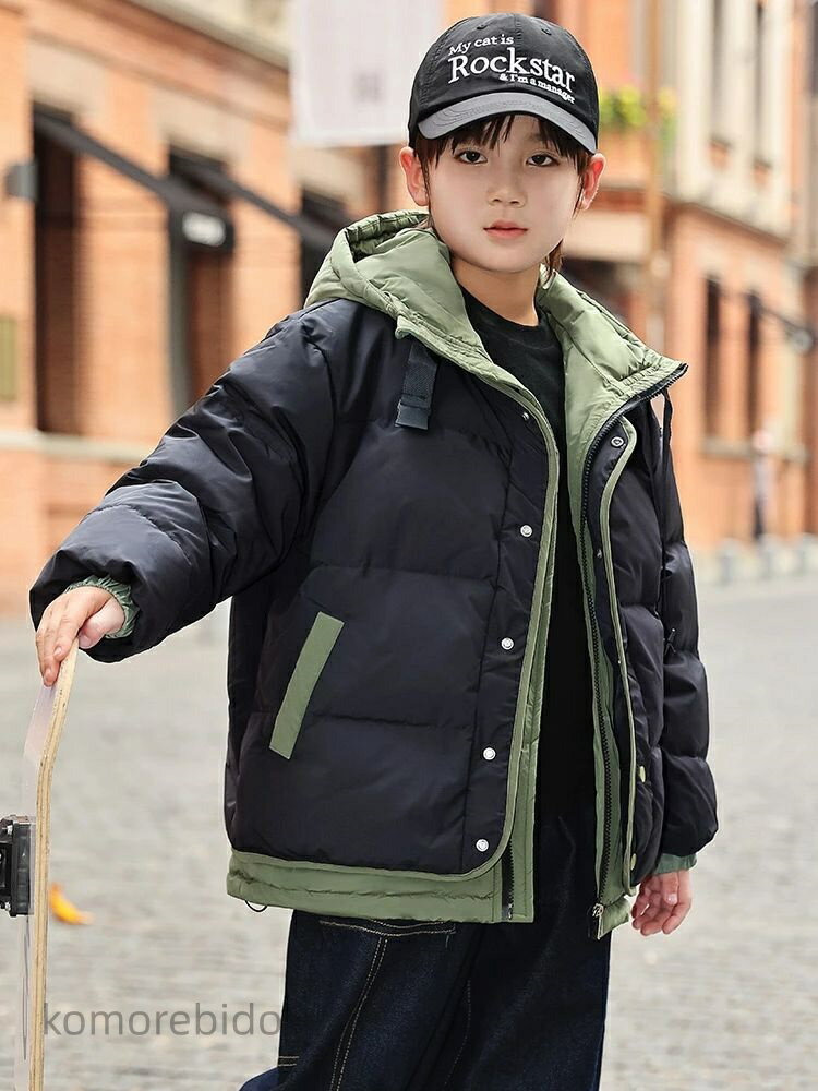 【送料無料】中綿ジャケット キッズ アウター 男の子 冬 中綿コート キッズ 防寒 子供服 男の子 秋冬 厚手 もこもこ 通園 通学 幼稚園 小学生 中学生 高校生 韓国子供服 可愛い 120cm