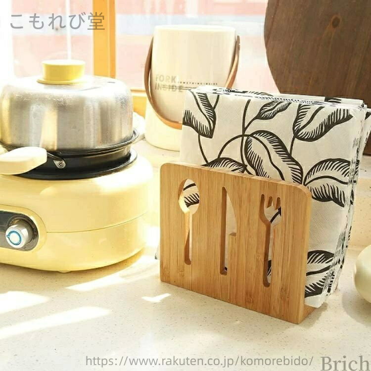 【送料無料】竹製 家庭 レストラン カフェ 業務用 ナプキンスタンド 抗菌 衛生的 おしゃれ テーブルウェア