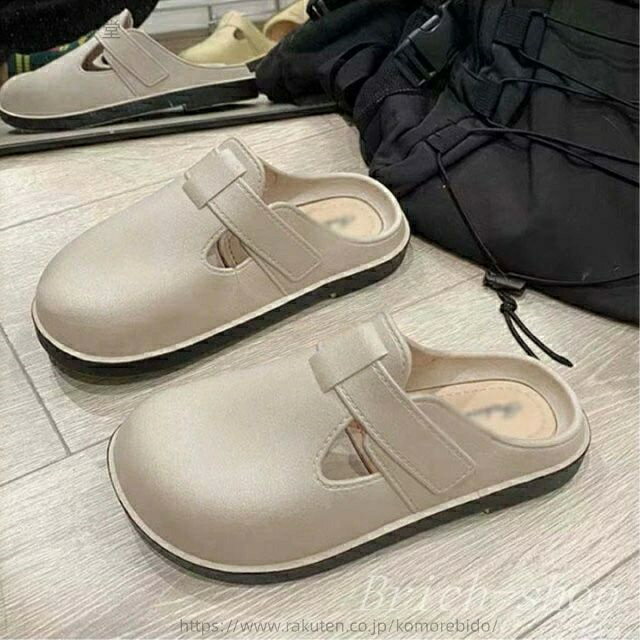 【送料無料】コックシューズ かかとなし レディース 疲れない 厨房 かわいい 防水 防油 スリッポン 厚底 軽量 厨房サンダル 滑らない靴 滑りにくい 幅広 抗菌 24.5vm 病院 サボシューズ 作業靴 キッチンシューズ