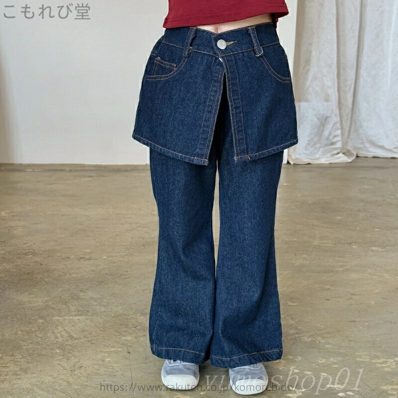 Coat - 【送料無料】女の子のおならのジーンズ2025春の服の新型子供韓国風春夏の長ズボンの子供のズボン