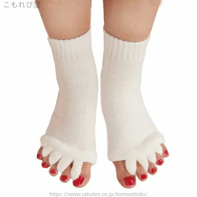 【送料無料】足指ストレッチ ソックス 3足セット 足指 広げる ソックス 足指セパレーター 足指広げる グッズ 足の甲 むくみ 外反母趾