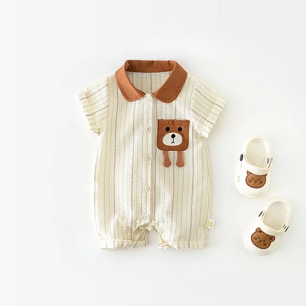 【送料無料】涼しい 通気 赤ちゃん 新生児 ベビー 子供服 夏 春 カバーオール オー...