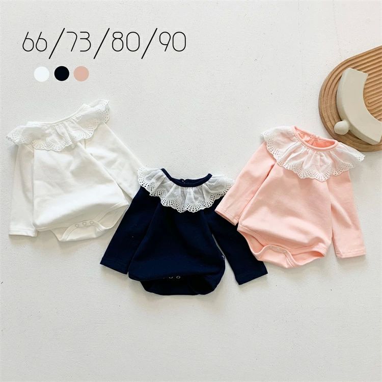 ●サイズ：66/73/80/90cm ●表地：綿95% ※素材感や色合いの表現には個人差があります。また画像は撮影状況やPC環境によりイメージや色合いが若干異なる場合がございますが予めご了承願います。 新生児 赤ちゃん ベビー服 2タイプ選ぶる ロンパース 夏 春 秋 長袖ロンパース 子供服 女の子 お部屋着 夏服 出産祝い 可愛い シンプル 綿 コットン 韓国 ファッション プレゼント 66cm 73cm 80cm 90cm